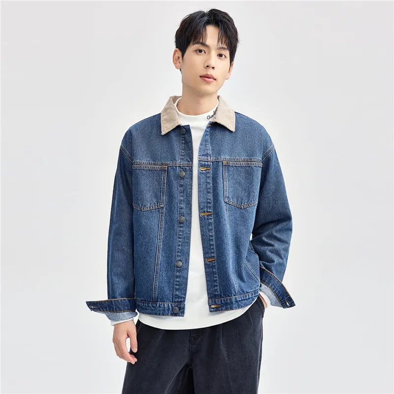 UNIQLO Denim Jackets Men-4