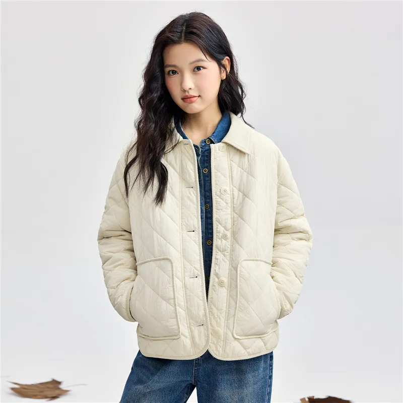 UNIQLO Puffer Jacket Women's Light Apricot-5