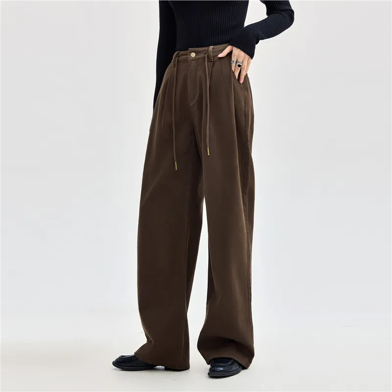 UNIQLO Jeans Women's Dark Coffee-6