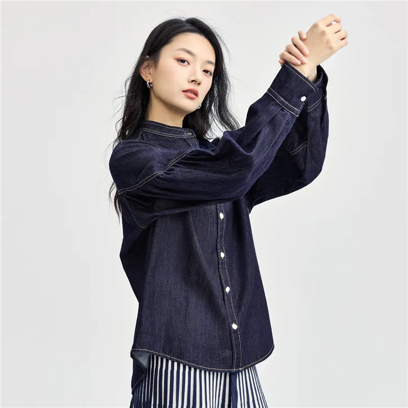 UNIQLO Shirt Women's Original Denim-2
