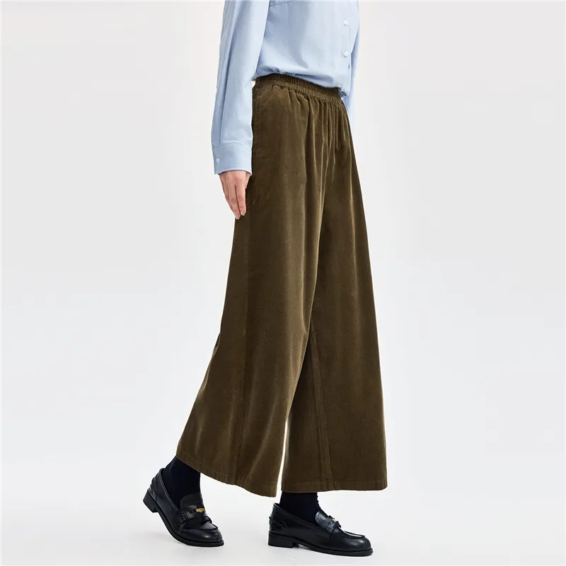 UNIQLO Casual Pants Women's Chocolate Brown-13