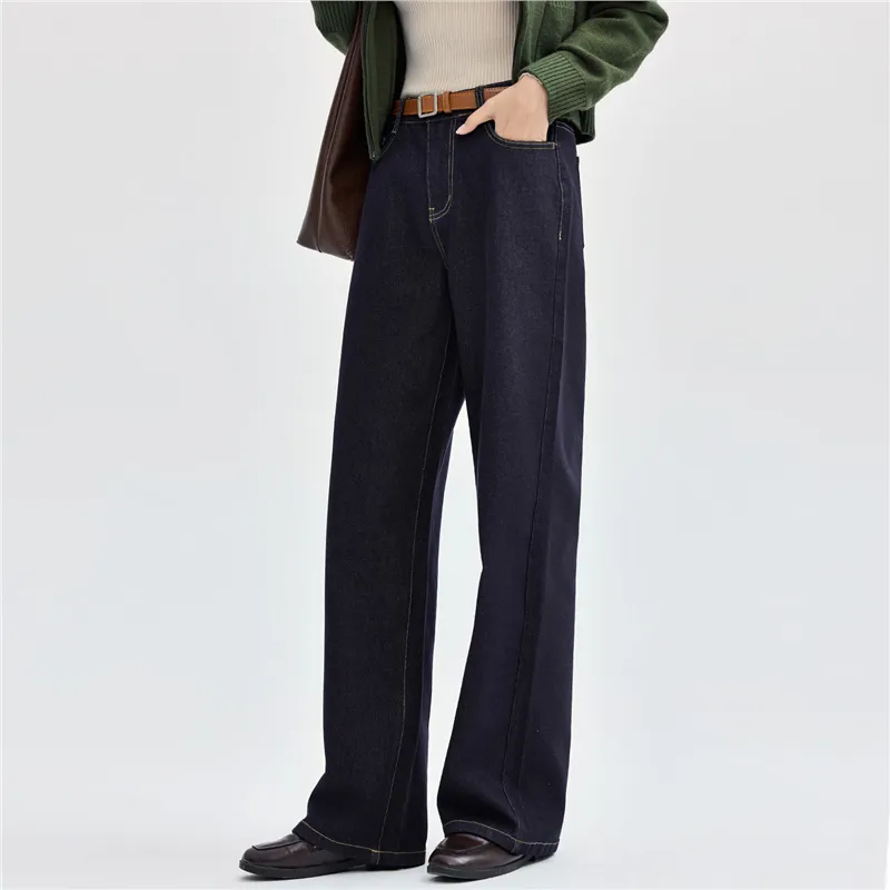UNIQLO Jeans Women's 77 Dark Blue-3