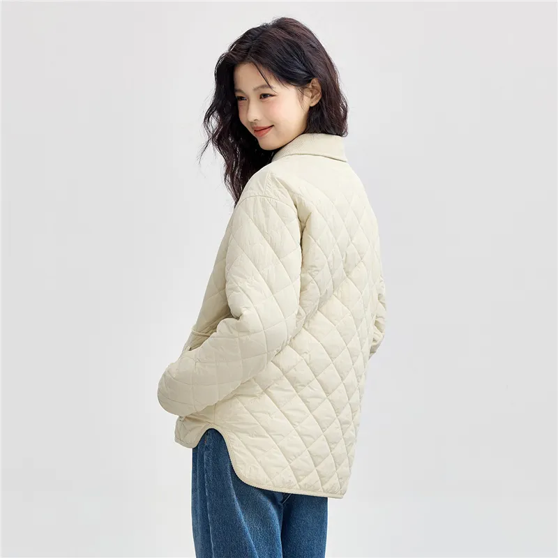 UNIQLO Puffer Jacket Women's Light Apricot-3
