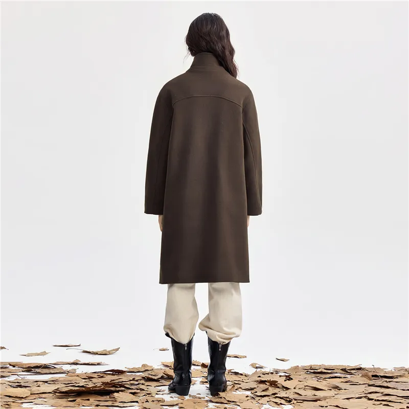 UNIQLO Coats Women's Coffee Brown-2