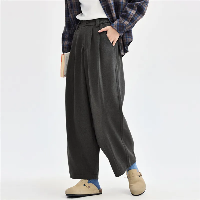 UNIQLO Casual Pants Women's Carbon Heather Gray-2
