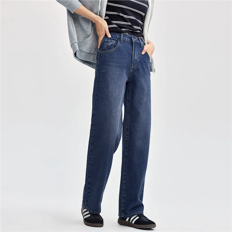 UNIQLO Jeans Women's 77 Dark Blue-4