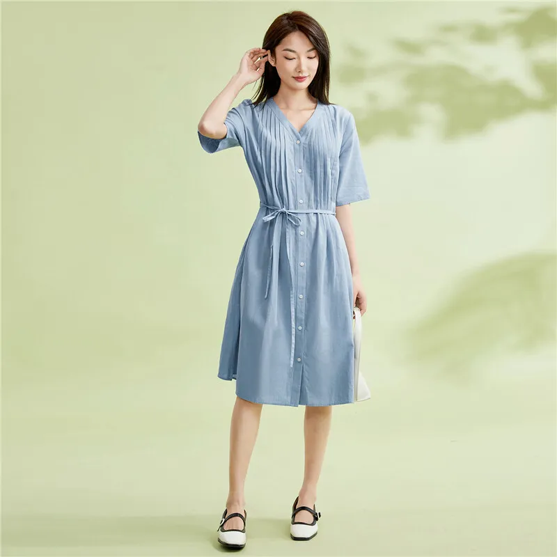 UNIQLO Short Sleeved Dresses Women's-9