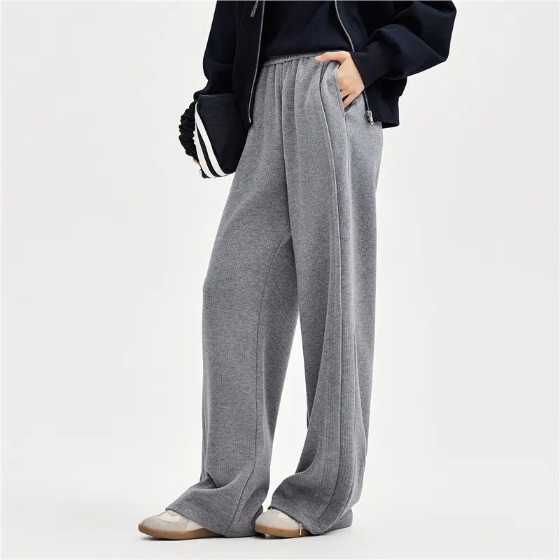 UNIQLO Casual Pants Women's Medium Heather Gray-4