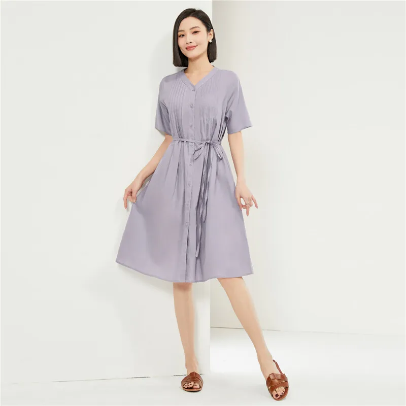 UNIQLO Short Sleeved Dresses Women's-12