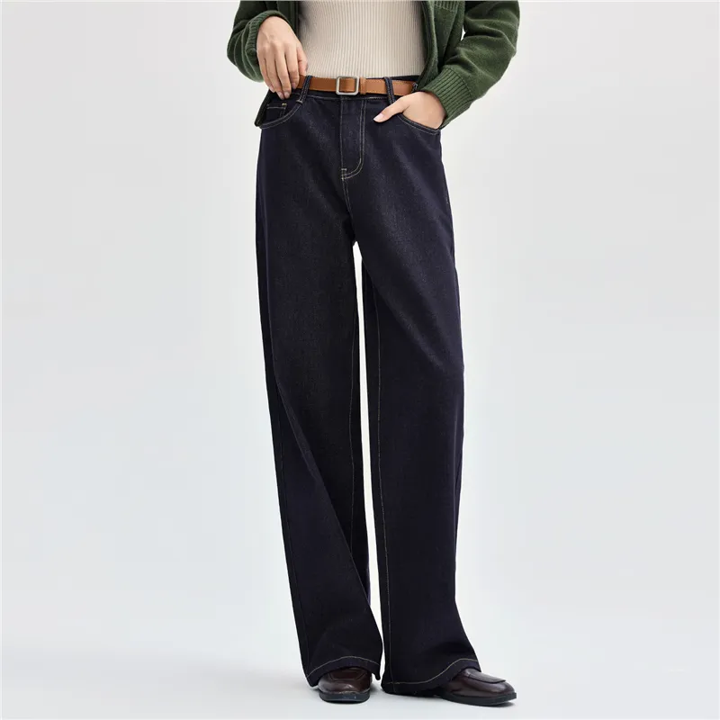 UNIQLO Jeans Women's 77 Dark Blue-5