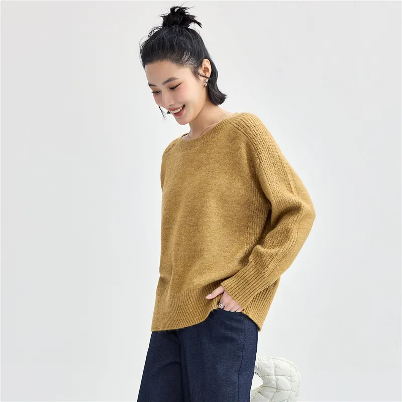 UNIQLO Knitwear Women's Antumn Leaves Yellow-7