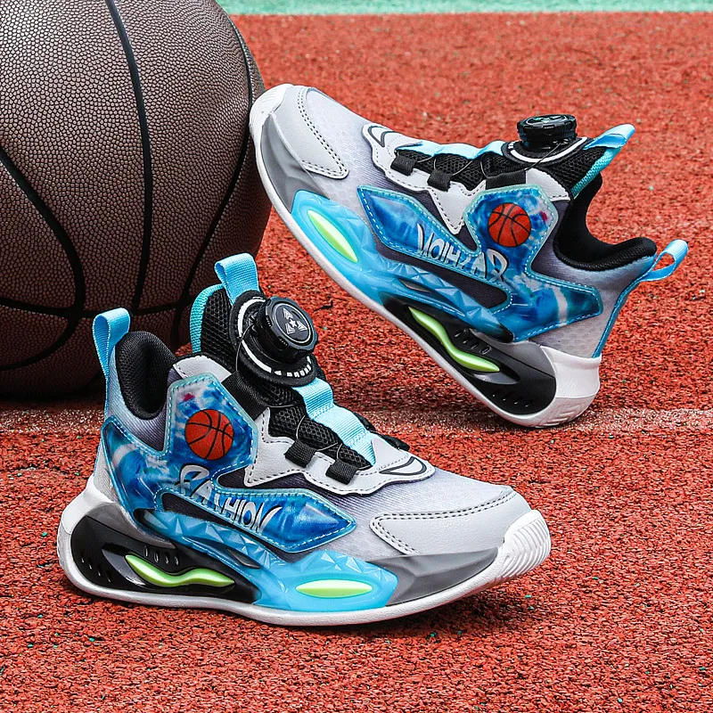 FIRS Kids Durable Breathable Children's Basketball Shoes Kids'-6