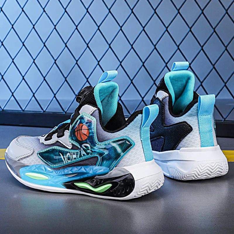 FIRS Kids Durable Breathable Children's Basketball Shoes Kids'-7