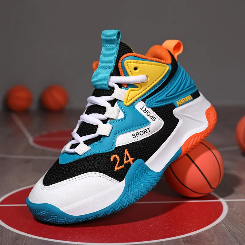 FIRS Kids Wear Resistant Rebound Breathable Children's Basketball Shoes Kids'-6