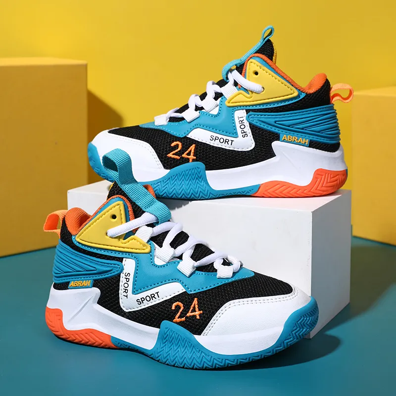 FIRS Kids Wear Resistant Rebound Breathable Children's Basketball Shoes Kids'-5