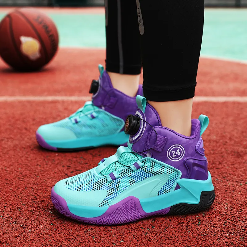 FIRS Kids Cushioned Wear Resistant Breathable Children's Basketball Shoes Kids'-7