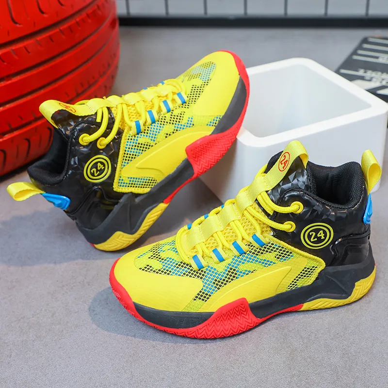 FIRS Kids Abrasion Resistant Children's Basketball Shoes Kids'-6