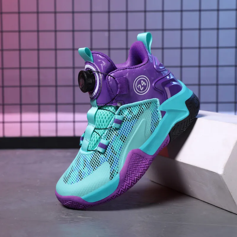 FIRS Kids Cushioned Wear Resistant Breathable Children's Basketball Shoes Kids'-5