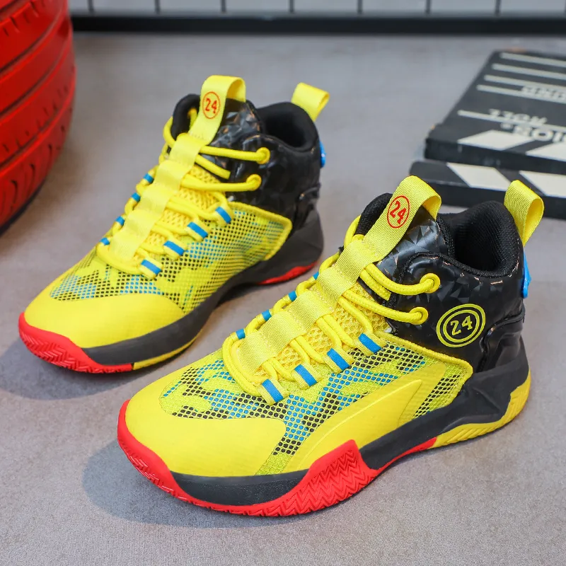 FIRS Kids Abrasion Resistant Children's Basketball Shoes Kids'-7