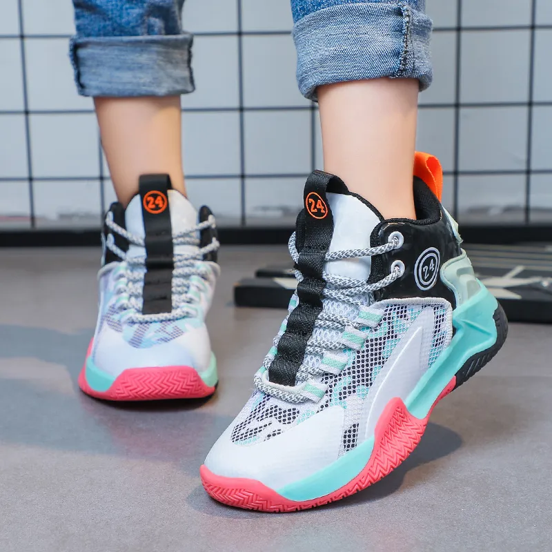 FIRS Kids Abrasion Resistant Children's Basketball Shoes Kids'-9