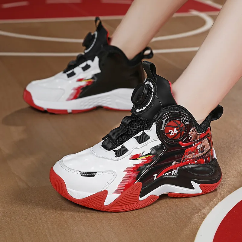 FIRS Kids Abrasion Resistant Balance Support Children's Basketball Shoes Kids'-6