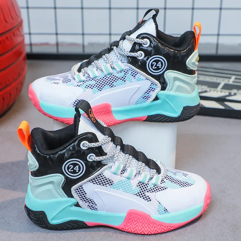 FIRS Kids Abrasion Resistant Children's Basketball Shoes Kids'-10