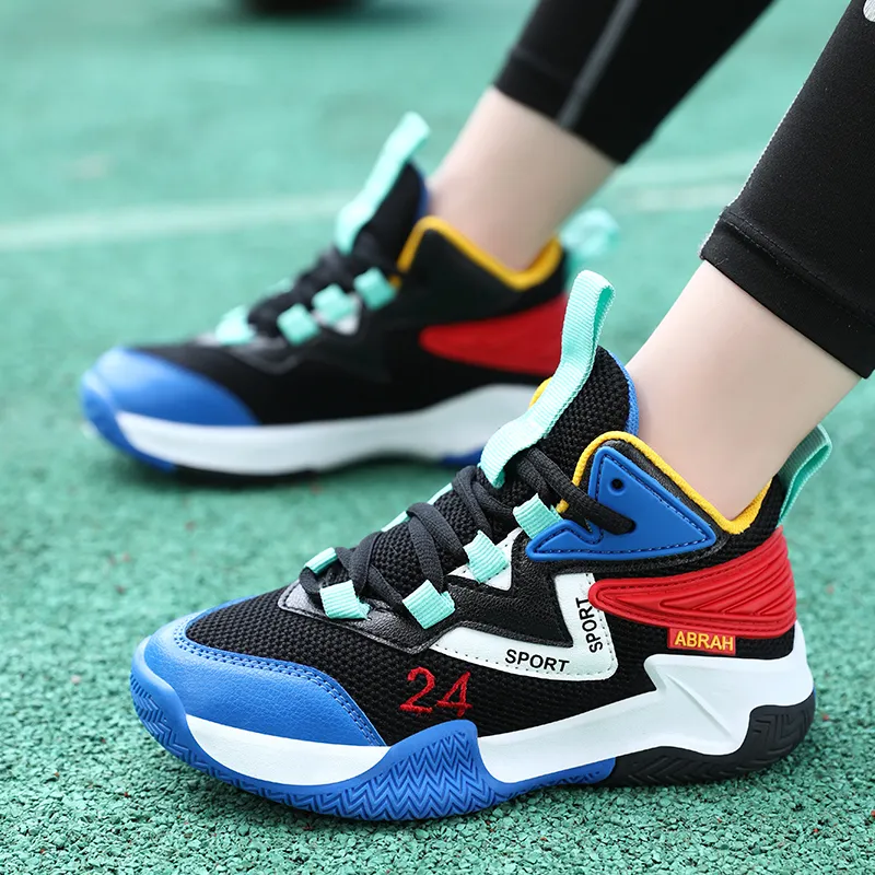 FIRS Kids Wear Resistant Rebound Breathable Children's Basketball Shoes Kids'-11