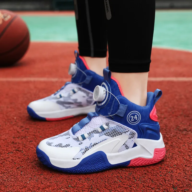 FIRS Kids Cushioned Wear Resistant Breathable Children's Basketball Shoes Kids'-15
