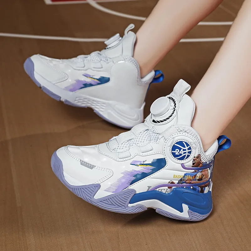 FIRS Kids Abrasion Resistant Balance Support Children's Basketball Shoes Kids'-11