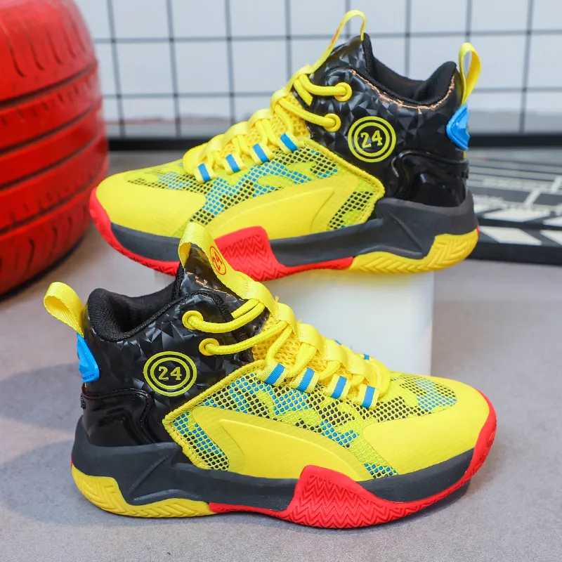 FIRS Kids Abrasion Resistant Children's Basketball Shoes Kids'-5