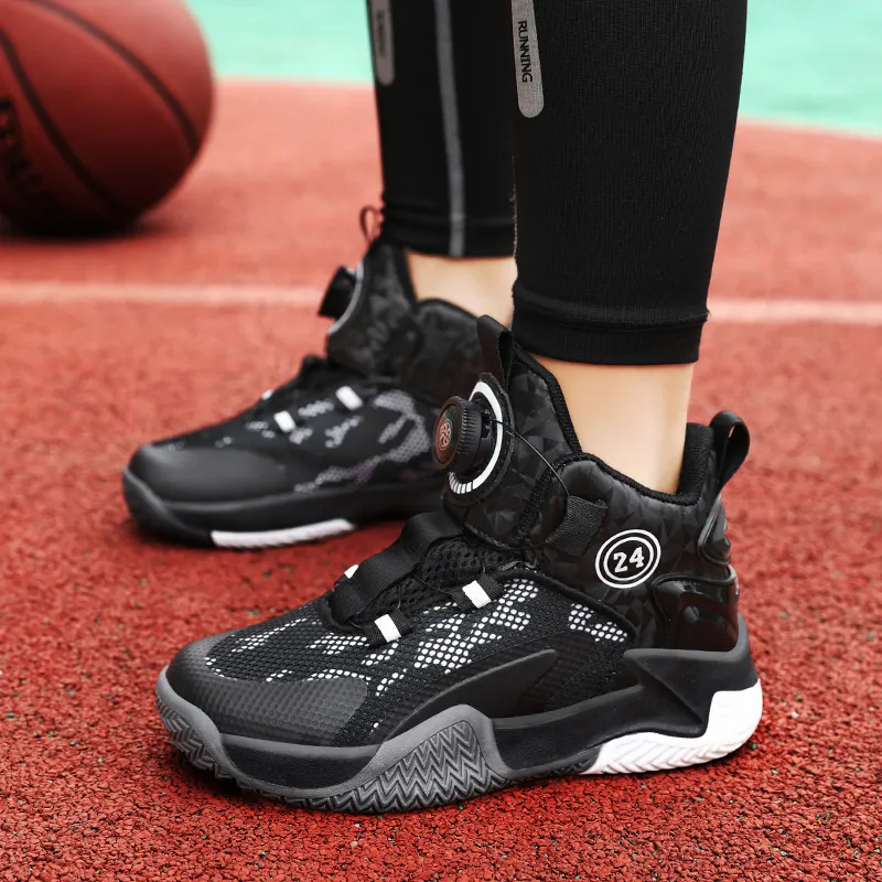 FIRS Kids Cushioned Wear Resistant Breathable Children's Basketball Shoes Kids'-10