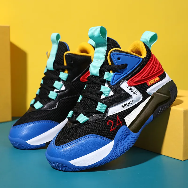 FIRS Kids Wear Resistant Rebound Breathable Children's Basketball Shoes Kids'-10