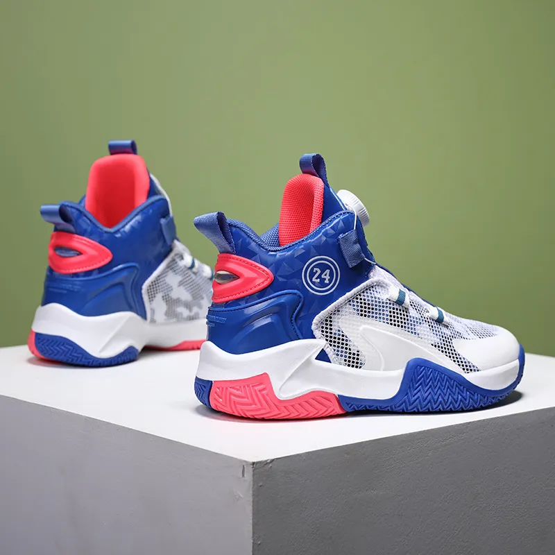 FIRS Kids Cushioned Wear Resistant Breathable Children's Basketball Shoes Kids'-14