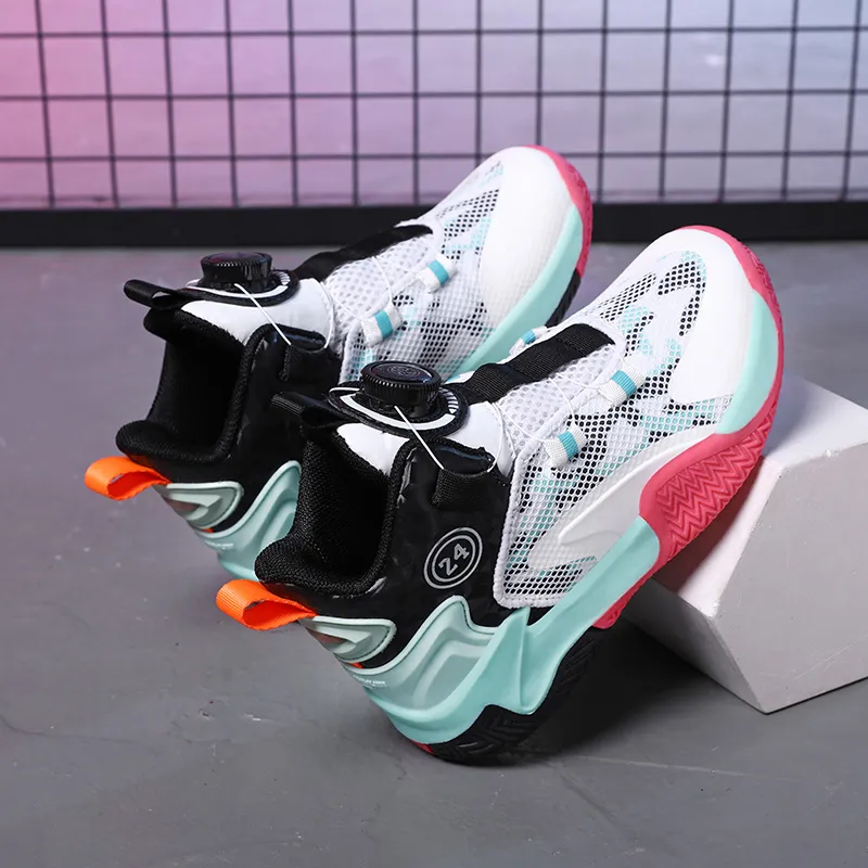 FIRS Kids Cushioned Wear Resistant Breathable Children's Basketball Shoes Kids'-1