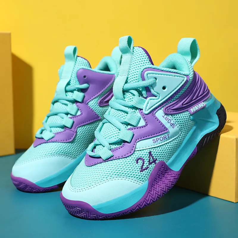 FIRS Kids Wear Resistant Rebound Breathable Children's Basketball Shoes Kids'-2