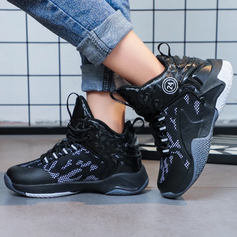 FIRS Kids Abrasion Resistant Children's Basketball Shoes Kids'-17
