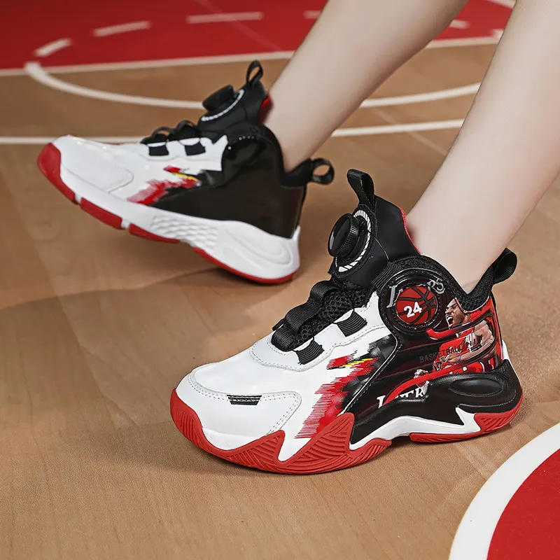 FIRS Kids Abrasion Resistant Balance Support Children's Basketball Shoes Kids'-7