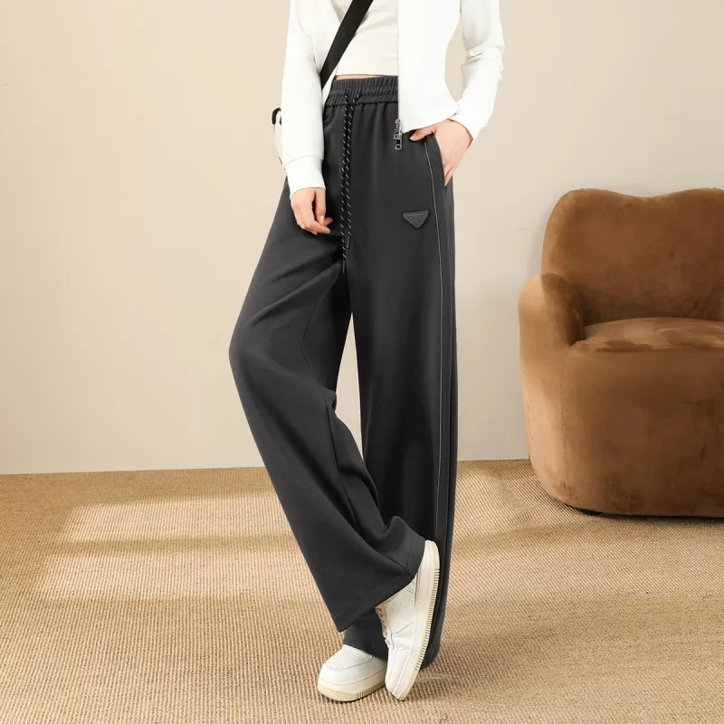 TERRE BLEUE Casual Pants Women's Gray-3