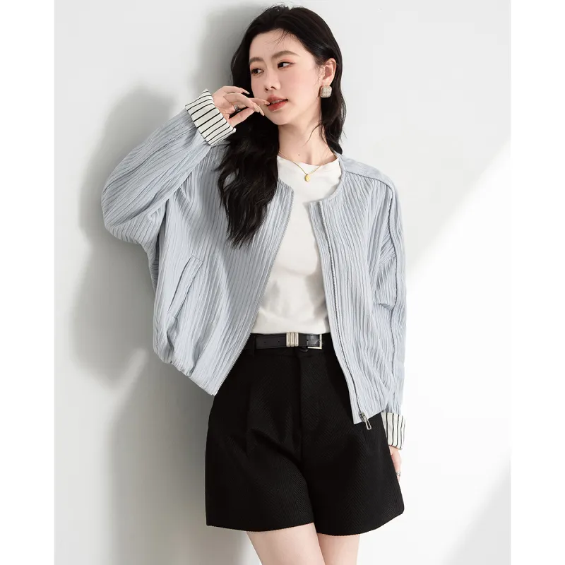 TERRE BLEUE Cropped Coat Women's-5