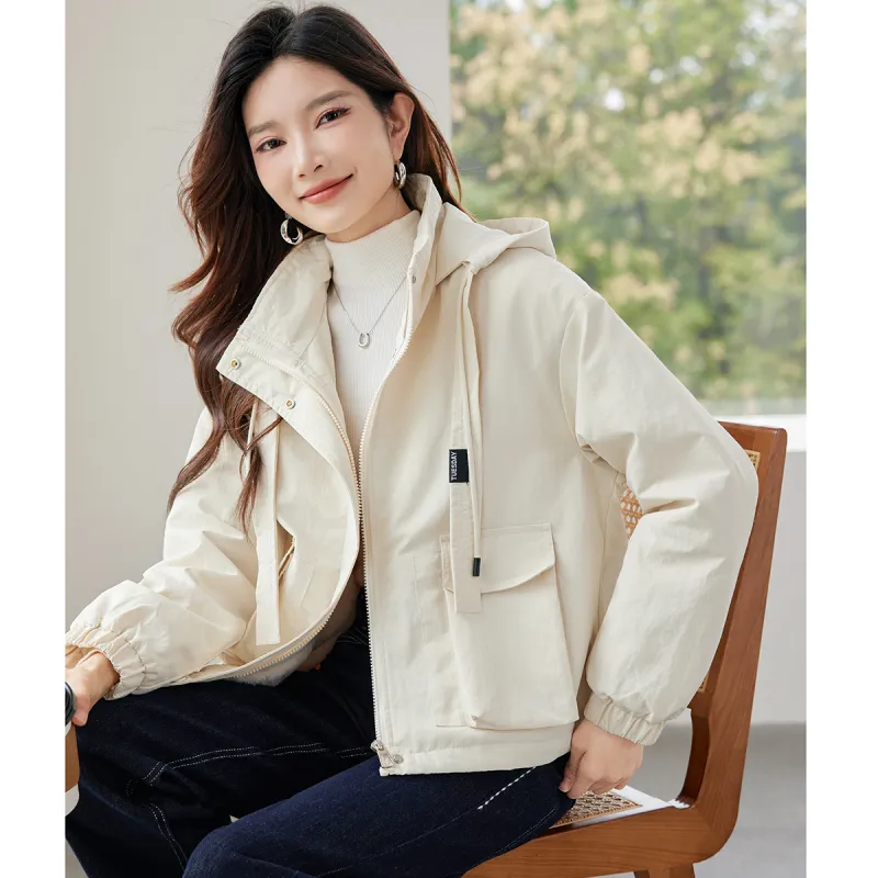 TERRE BLEUE Puffer Jacket Women's Ecru-3