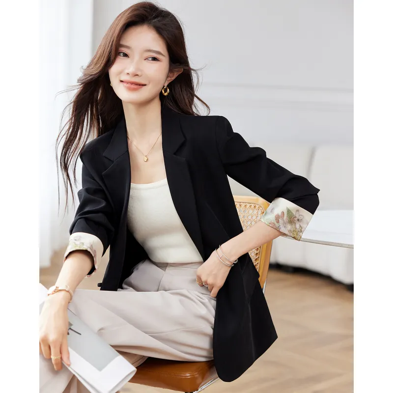 TERRE BLEUE Business Suit Women's Black-6