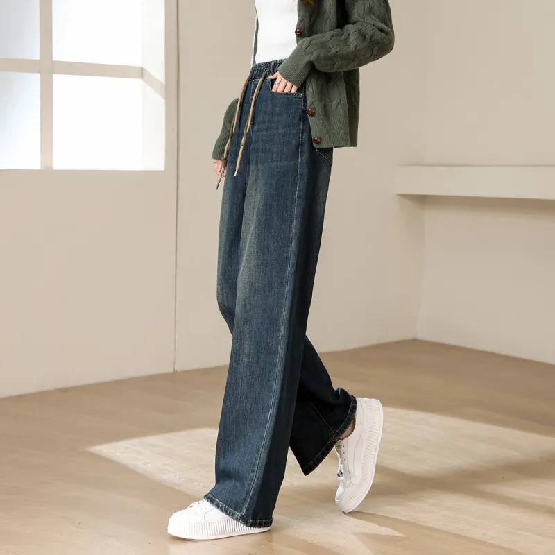 TERRE BLEUE Jeans Women's Dark Blue-5