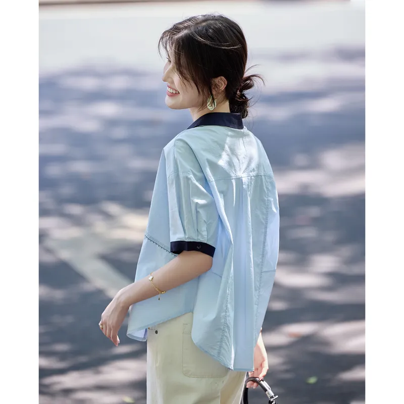 TERRE BLEUE Shirts Women's-10