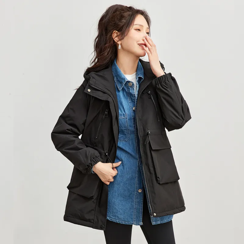 TERRE BLEUE Puffer Jacket Women's Black-2