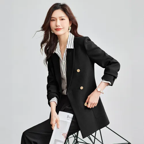 TERRE BLEUE Spring Fall Business Suit Loose Fit Women's
