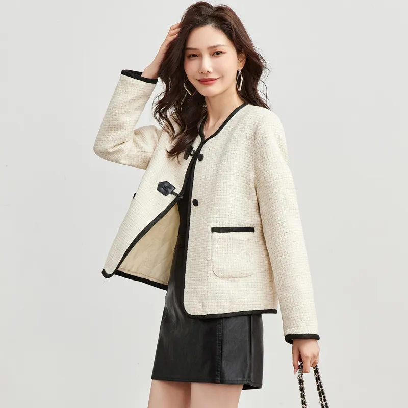 TERRE BLEUE Puffer Jacket Women's Beige-4