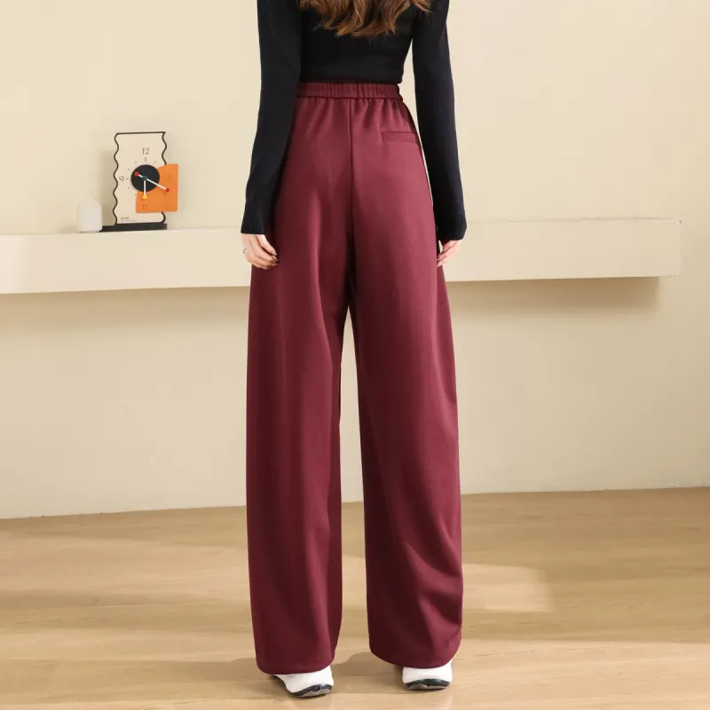 TERRE BLEUE Casual Pants Women's Burgundy-7