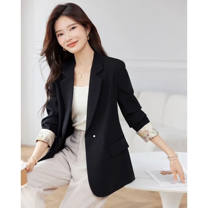 TERRE BLEUE Business Suit Women's Black-4