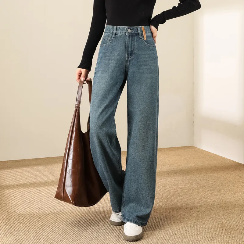 TERRE BLEUE Jeans Women's Dark Blue-4