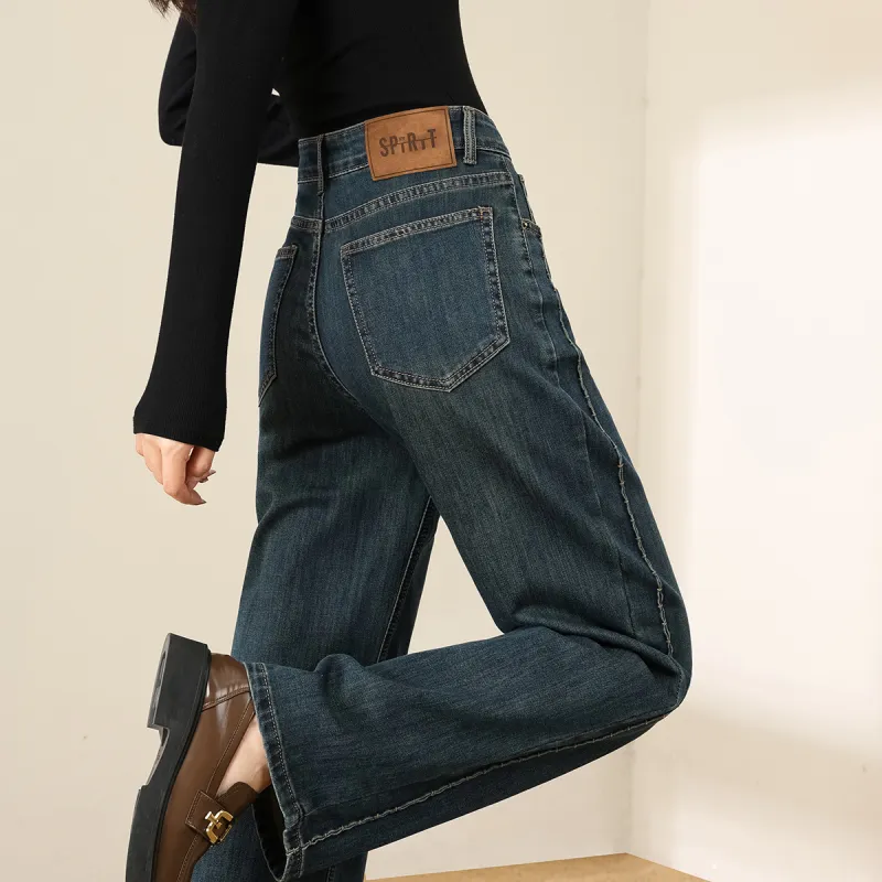 TERRE BLEUE Jeans Women's Dark Blue-5